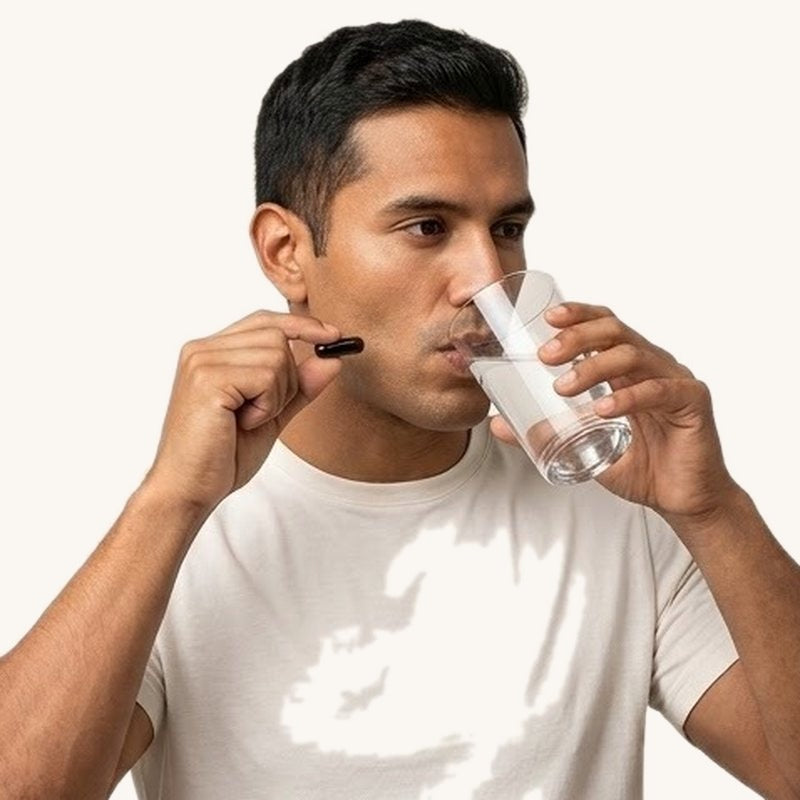 Con agua y comida