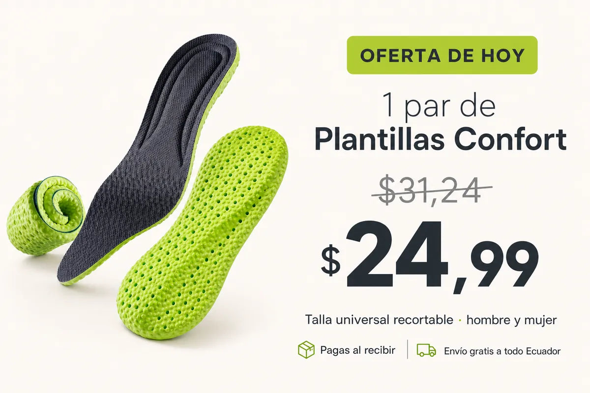 Plantillas Confort a $24,99, antes $31,24