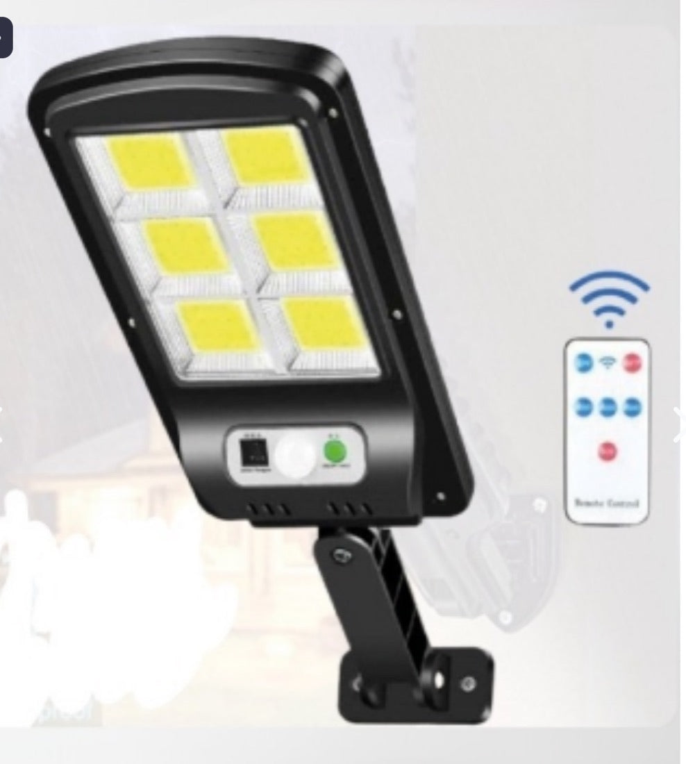 Lampara Solar Con Sensor D Presencia Led
