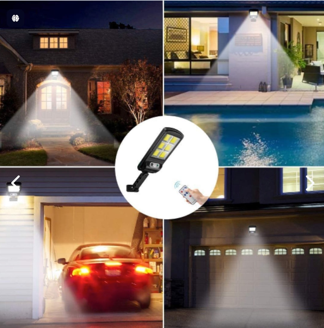 Lampara Solar Con Sensor D Presencia Led