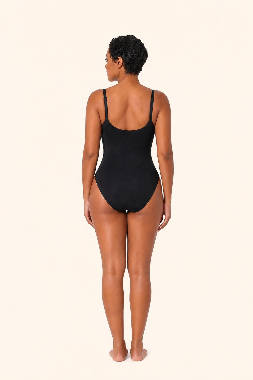 Body Control Deluxe, modelo real de espaldas