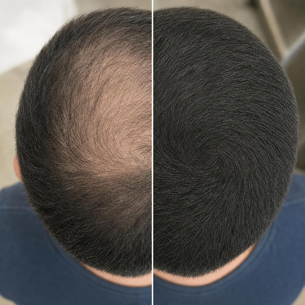 Resultados en hombres — antes y después