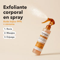 Exfoliante corporal en spray: rocía, masajea y enjuaga