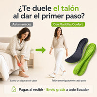 Dolor de talón al levantarte y el alivio con las Plantillas Confort