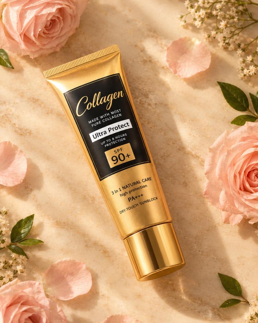 Collagen Ultra Protect — Protector Solar con Color SPF 90+